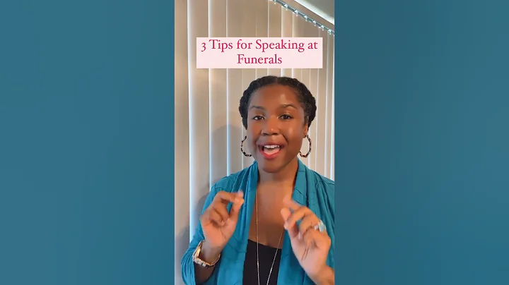 3 Tips for Speaking at Funerals