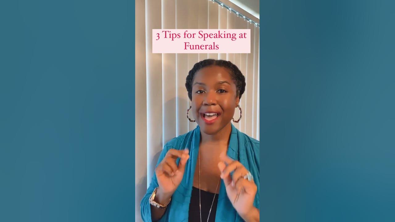 3 Tips for Speaking at Funerals