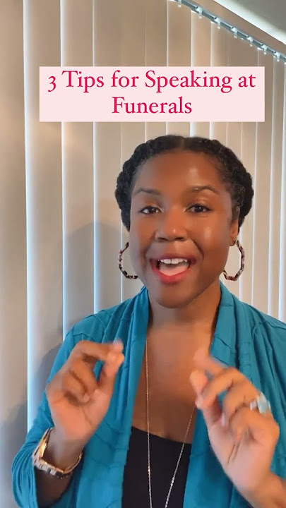 3 Tips for Speaking at Funerals