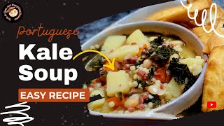 Easy Kale Soup Recipe | White Bean and Kale Soup Recipe | Portuguese Kale Soup