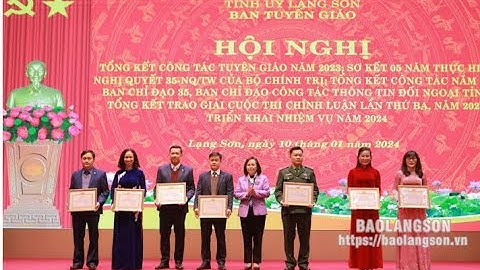 Tổng kết công tác tuyên giáo, BCĐ 35, BCĐ CTTĐN 2023; sơ kết 5 năm Nghị quyết 35-NQ/TW