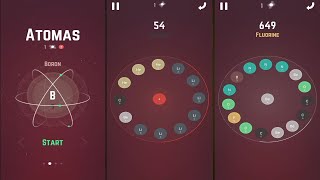 Atomas (-by Sirnic) - free offline puzzle game for Android and iOS - gameplay. screenshot 2