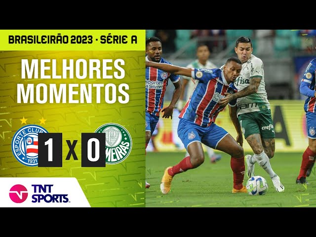 Veja o gol e melhores momentos de Bahia 1 x 0 Palmeiras pela Série A