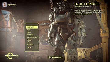 Fallout 4 Mod Review Fallout 76 Main Menu Theme Replacer