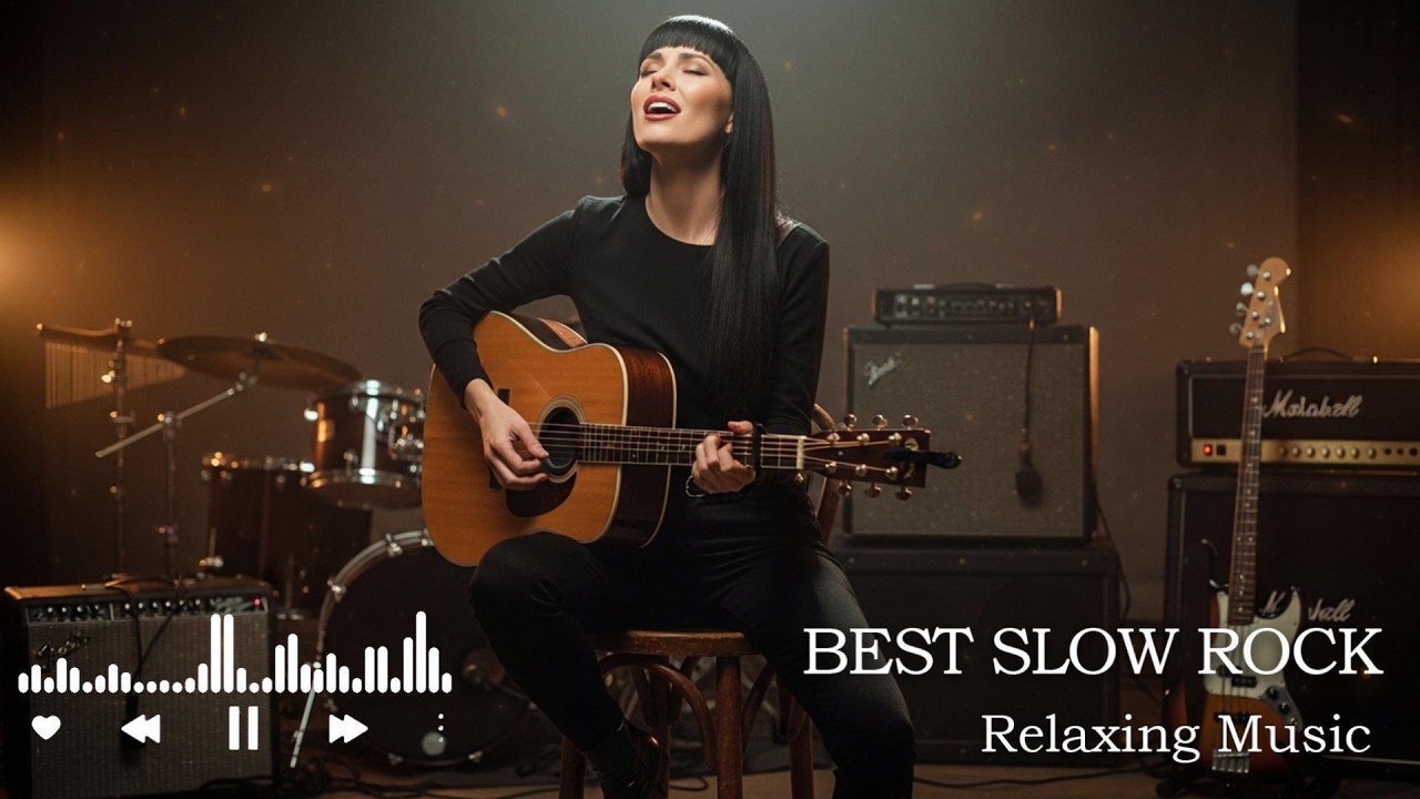 Slow Sing Golden Hour Slow Rock Love Song | Soothing Vocals for Relaxing Moments ...