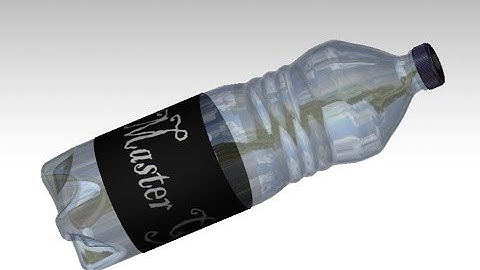 CATIA V5 Tutorial - Surface Modeling - Rendering - Design Plastic Bottle