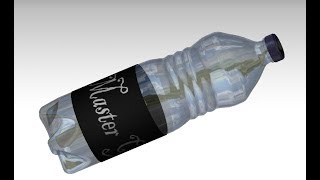 CATIA V5 Tutorial  Surface Modeling  Rendering  Design Plastic Bottle