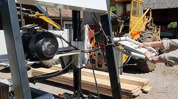 Logosol B1001 sawmill with K-A