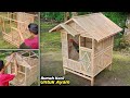 Membuat kandang ayam sederhana dari bambu dan kayu | SIMPLE AND UNIQUE CHICKEN COOP