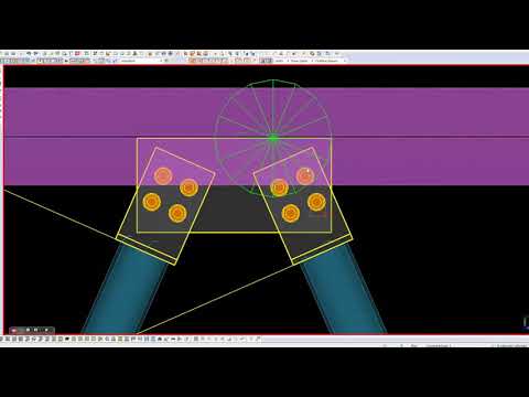 Tekla - Portal Bracing 105 Pitched Roof