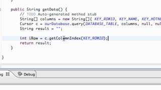 Android Application Development Tutorial   120   Reading SQLite Database with Cursor