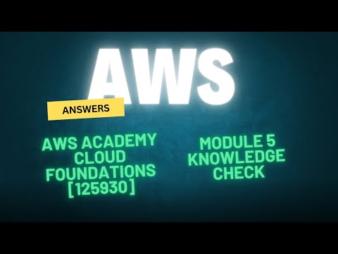 AWS Module 5 Knowledge Check Answers | Networking & Content Delivery | 2025 | All MCQs Solved