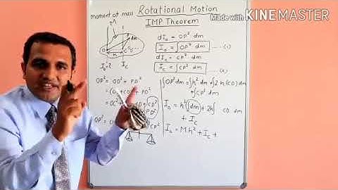 1.8 Rotational Dynamics: Parallel and Perpendicular Axis Theorem : New Syllabus