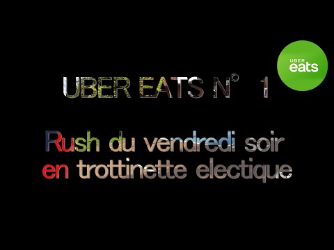 UBER EATS #1 //livraison en trottinette électrique a DIJON + challenge uber