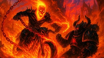 What If Ghost Rider Entered Warhammer 40K?