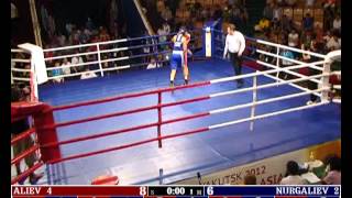 Alievaze Vs Nurgalievkazeuropean Boxing Championship Final Fight 80Kgorxan Aliyev 80Kq