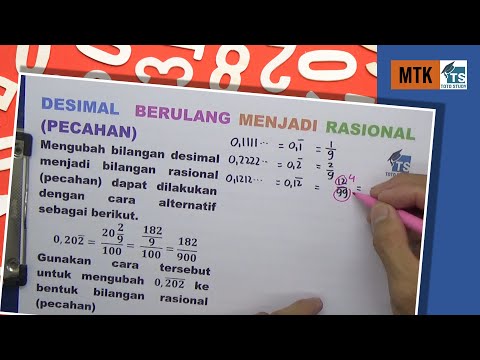 Video: Bagaimana Anda mengekspresikan desimal berulang dengan deret tak hingga?