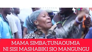 #Live HURUMA! TAZAMA MAMA UYU WA SIMBA/TUNAOUMIA NI SISI MASHABIKI SIO MANGUNGU AU TRAY AGAIN