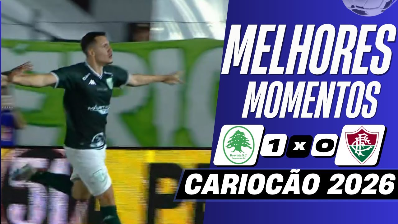 Boavista 1 x 0 Fluminense | Melhores Momentos (COMPLETO) | Cariocão 2026