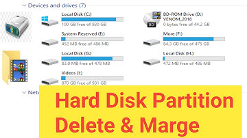 Hard Drive Partition on Computer in windows 10 ? Merge Partition | hard disk partition ki kre korbo.