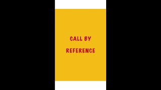 function call by reference in c programming | by dubebox #shorts