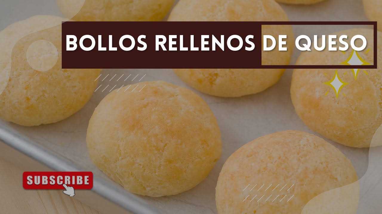 BOLLOS RELLENOS DE QUESO TIPO FILADELFIA - YouTube
