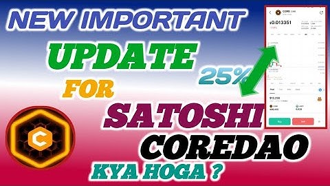 Satoshi Core Mainnet Launch Date | Satoshi Core Mining Update | Core Update