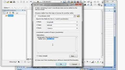 29 Converting a table of Lat   Long values into a Shapefile   YouTube