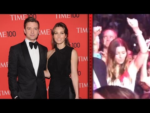 Jessica Biel Shows Off Her Dance Moves at Justin Timberlake Concert
