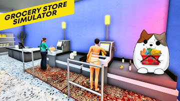 New Self Checkout Update in Grocery Store Simulator! | New Supermarket Sim! Ep 2