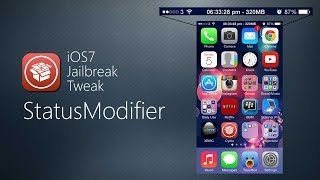 StatusModifier (iOS7 Cydia Jailbreak Tweak)