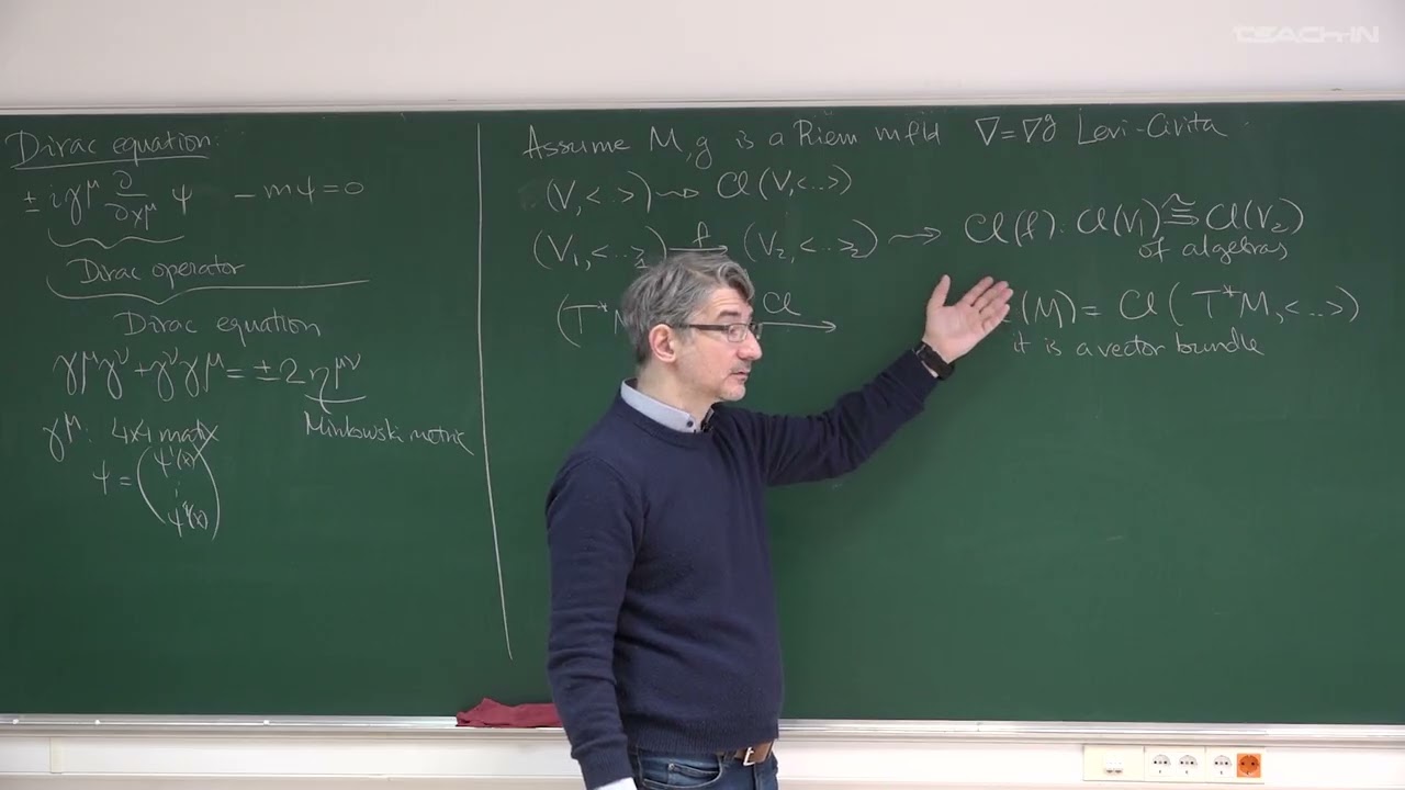 Попеленский Ф.Ю. - Index Theorem and Characteristic Classes - 12. Geometric Dirac Operator