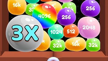 Jelly 2048 Puzzle Merge Game vs Eggs And Chickens - ASMR Gameplay (Max Level, Math Game)