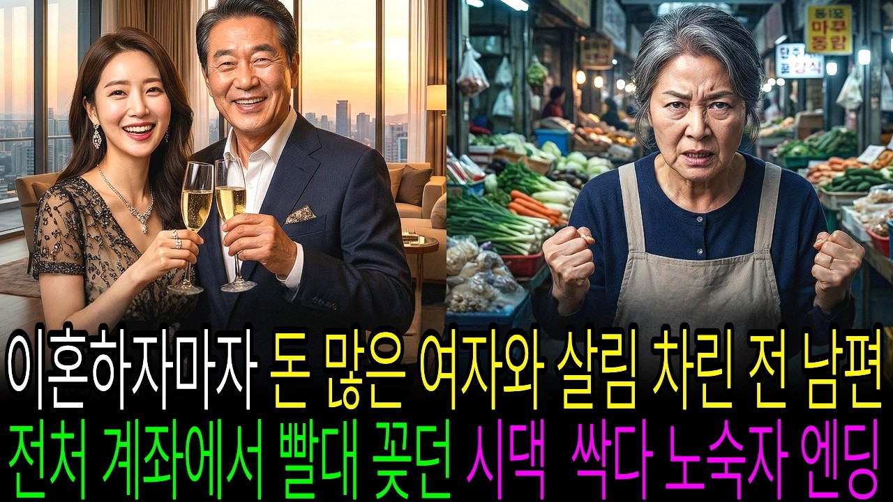 이혼하자마자 돈 많은 여자와 살림 차린 전남편, 전처 계좌에 빨대 꽂던 시댁 식구들 싹 다 길바닥으로 내쫓았습니다.