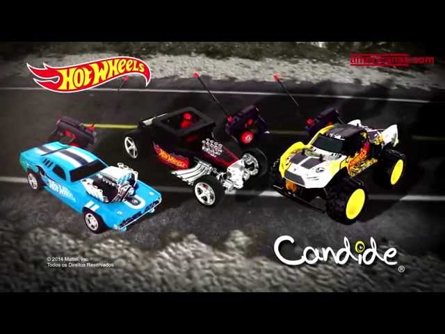 Carrinho de Controle Remoto Monster Truck Hot Wheels 4558 - Candide