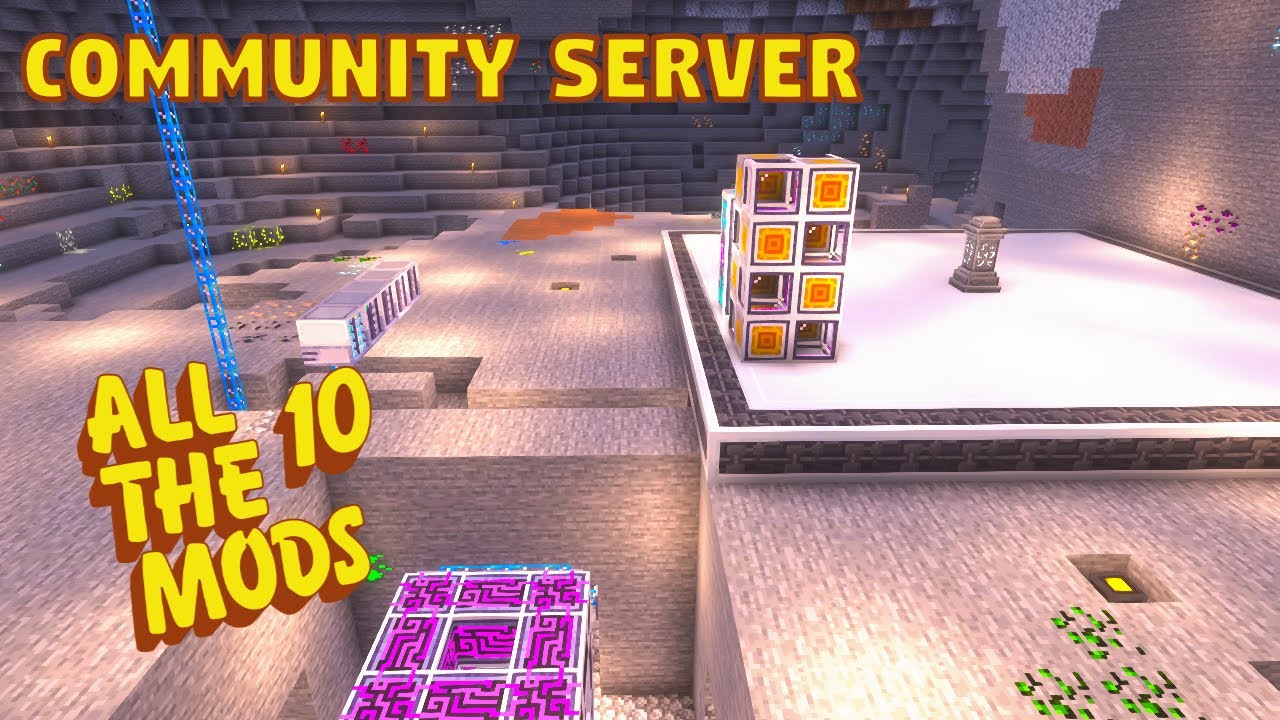 Working on the New Base! | All The Mods 10 Community Server! - YouTube