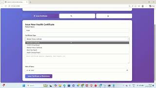 Blockchain-Based Distributed Health Credential Certification with Strong Privacy Guarantees