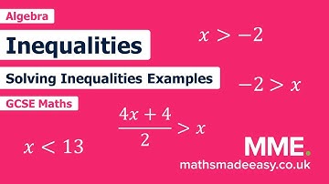 Algebra - Quadratic Inequalities (Video 1)