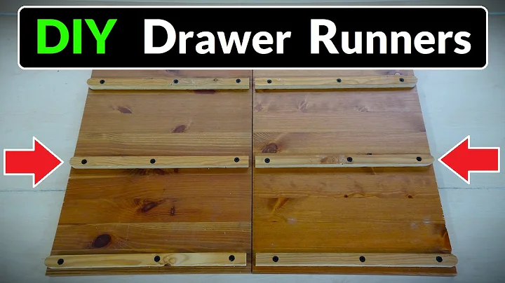 How to Make Simple Wooden Drawer Runners for a Chest of Drawers - DIY