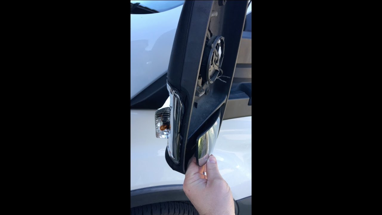 Ford Transit 2015 Driver Side Mirror Blinker and Glass Fix YouTube