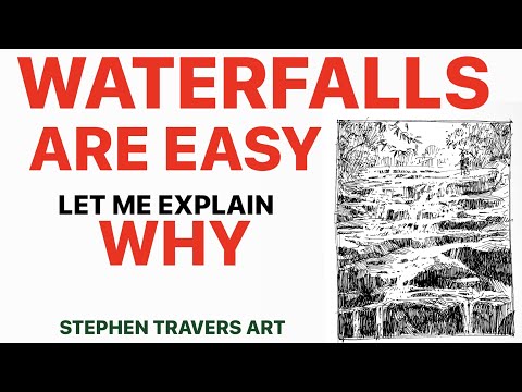 Drawing Waterfalls are