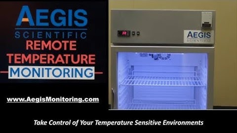 Aegis Remote Temperature Monitoring for Vaccine Storage