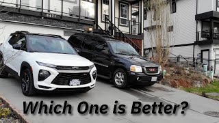 Is the Chevy Trailblazer any good? 2004 GMC Envoy vs 2022 Chevy Trailblazer Comparison Chevy Trailblazer Gmc Equivalent