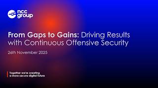 From Gaps to Gains: Driving Results with Continuous Offensive Security