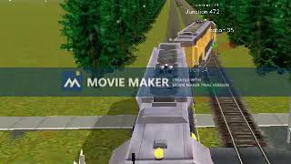 Trainz 2009 NB UP Freight Train Chase in Columbus GA