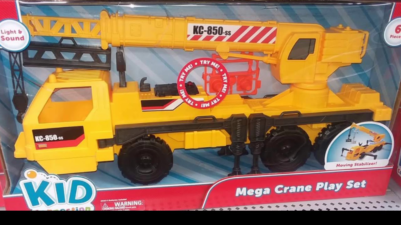 kid connection mega crane play set