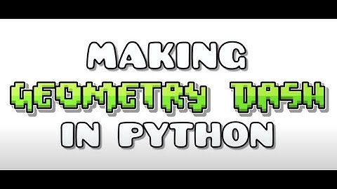 Making Geometry Dash in Python. Polygon Runner, The Movie