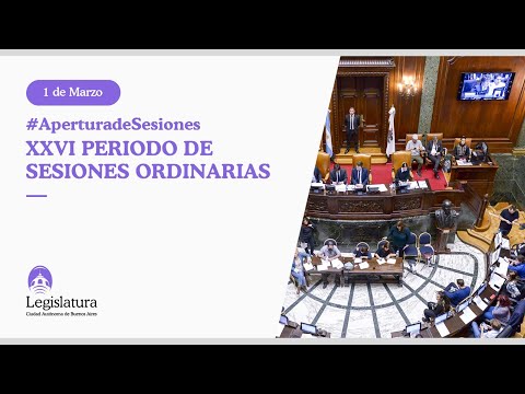 Apertura de Sesiones