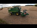 John Deere 9510 Maximizer Combine - Soybean Harvesting - Fulton County - Ohio - Harvest 2020