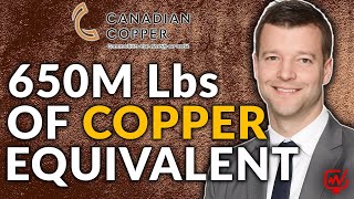 Copper Boom: 650M Pound Equivalent Deposit in Focus| Simon Quick, CEO Canadian Copper $CCI